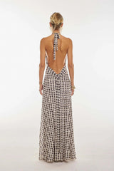 Camoni Polka Dot Diary Maxi Dress
