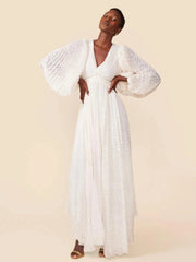 Allegory Elsa Cream Maxi Dress