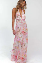 Camoni Polka Dot Diary Maxi Dress