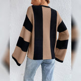 Patchwork Striped Women’s Sweater