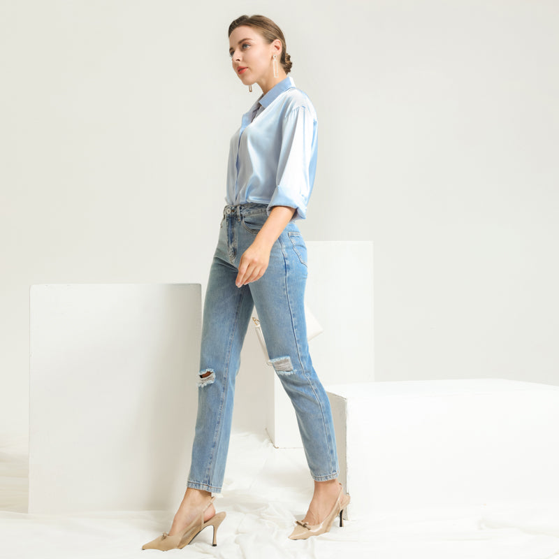 Casual Jeans Work Commute Pencil Jeans