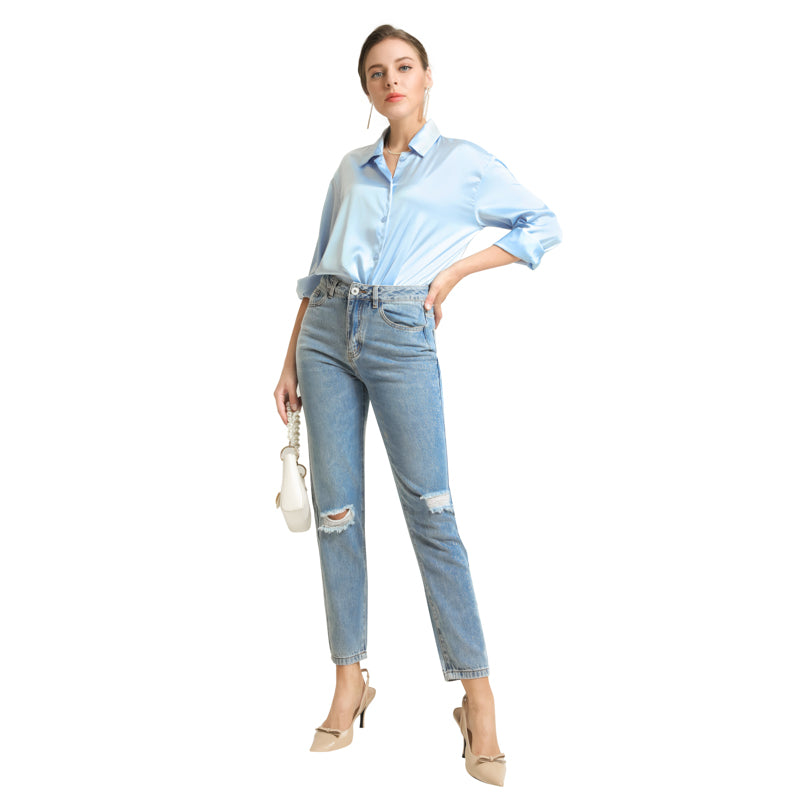 Casual Jeans Work Commute Pencil Jeans