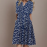 JuliaFashion - 2024 Summer Beach Sundress with Pockets
