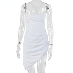 JuliaFashion - 2024 Spaghetti Strap Sexy Solid Bandage Dresses