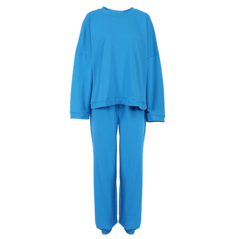 JuliaFashion - 2024 Two Pieces Set Hoodie + Trouser Suit