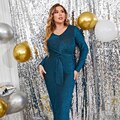 JuliaFashion-Pleated Gentle Design High Waist O-Neck Stylish Dresses