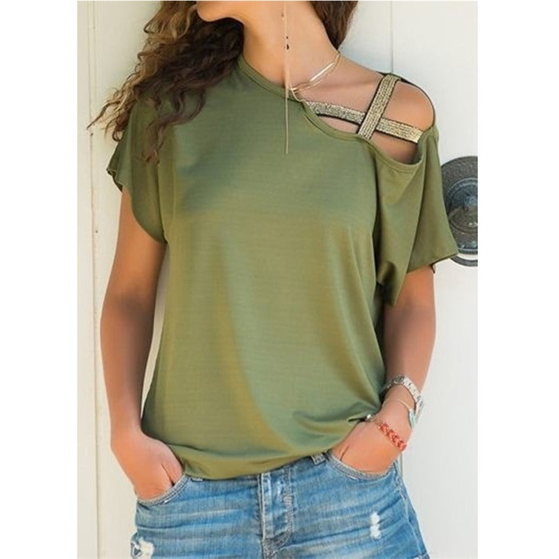 JuliaFashion - 2024 Women Bodycon Blouse Elegant Summer Spring Sexy Shirt