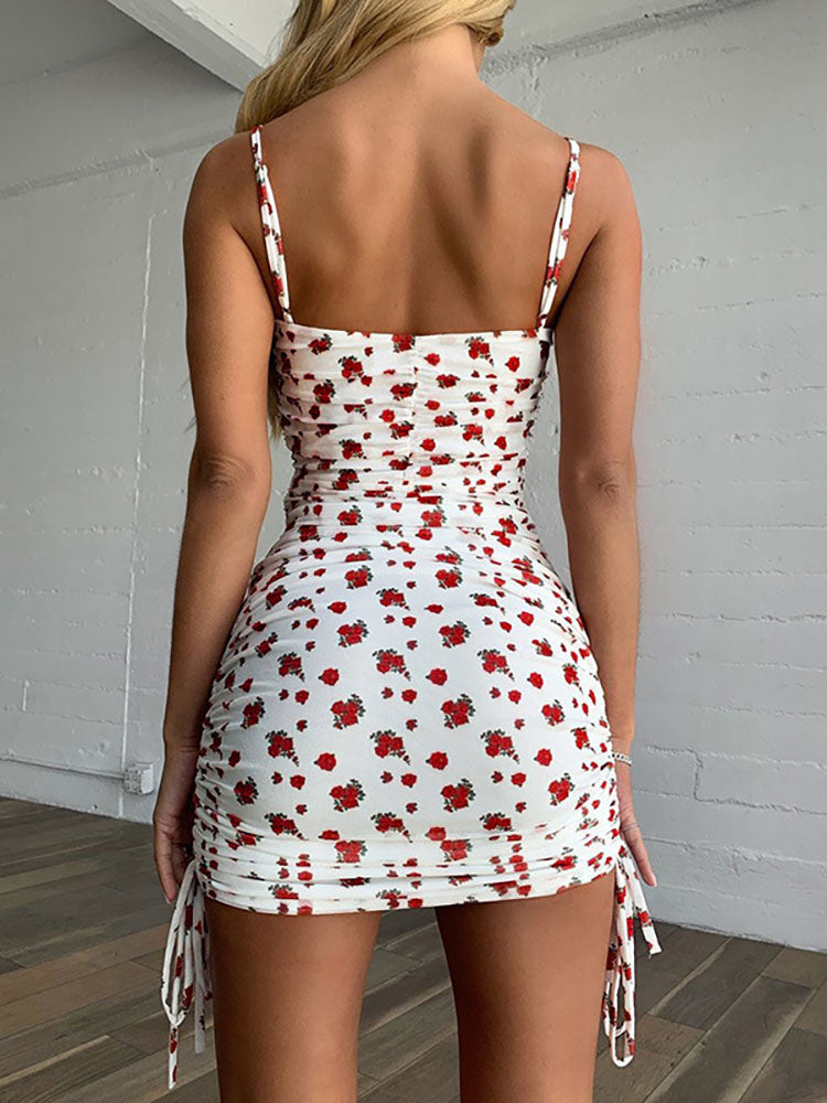 Elegant Gloral Mini Dress