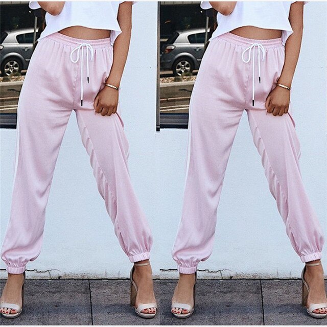 JuliaFashion-Casual Loose Long Pants for Women