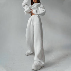 JuliaFashion - Two-Piece Pullovers Trousers Sports Set