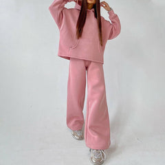 JuliaFashion - Two-Piece Pullovers Trousers Sports Set