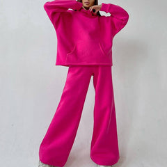 JuliaFashion - Two-Piece Pullovers Trousers Sports Set