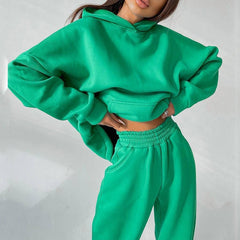 JuliaFashion - Two-Piece Pullovers Trousers Sports Set