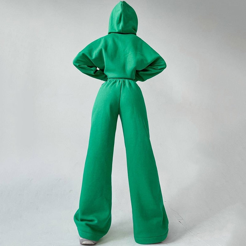 JuliaFashion - Two-Piece Pullovers Trousers Sports Set