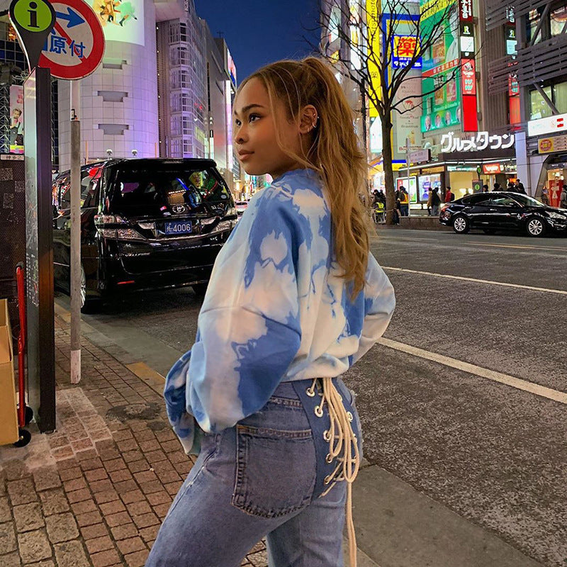 JuliaFashion - 2024 Street Fashion Fitness Trousers Hip Bandage Lace Up Vintage Pants