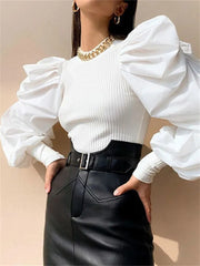 JuliaFashion - 2024 Solid Color OL Fashion Blouse