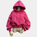 JuliaFashion - 2024Solid Casual Tracksuit Fleece 2 Pieces Set