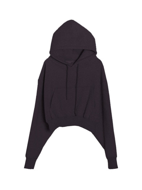 JuliaFashion - 2024Solid Casual Tracksuit Fleece 2 Pieces Set