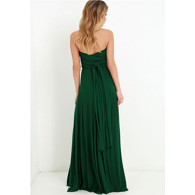 JuliaFashion - 2024 Women Maxi Club Dress Bandage Long Party Multiway Swing Dress