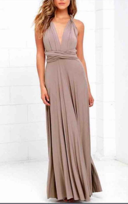 JuliaFashion - 2024 Women Maxi Club Dress Bandage Long Party Multiway Swing Dress