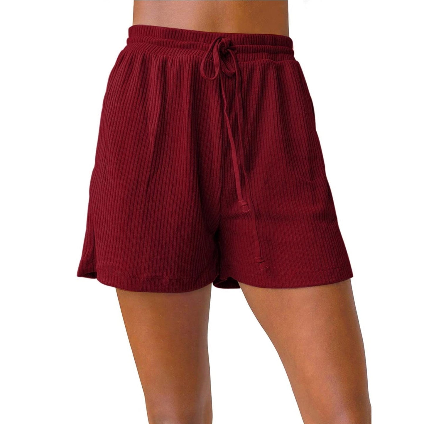 JuliaFashion-Breathable High Waist Stripe Trunks Short