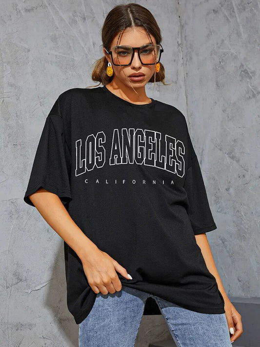 JuliaFashion-High-Quality Summer Cotton Tee