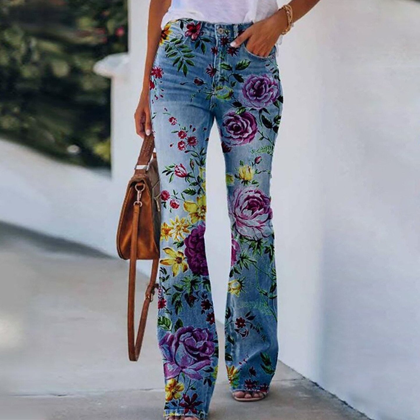 JuliaFashion - 2024 Streetwear Wide Leg Grunge Trousers