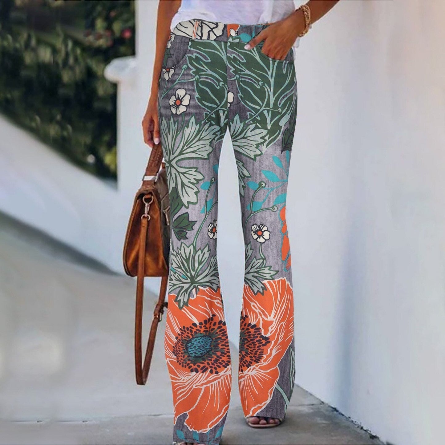 JuliaFashion - 2024 Streetwear Wide Leg Grunge Trousers