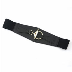 JuliaFashion-Elastic Vintage Luxury Ladies Wide Belt