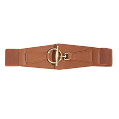 JuliaFashion-Elastic Vintage Luxury Ladies Wide Belt