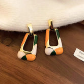 JuliaFashion - 2024 Trapezoid Geometric Long Dangle Earrings