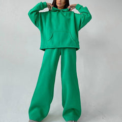 JuliaFashion - Two-Piece Pullovers Trousers Sports Set