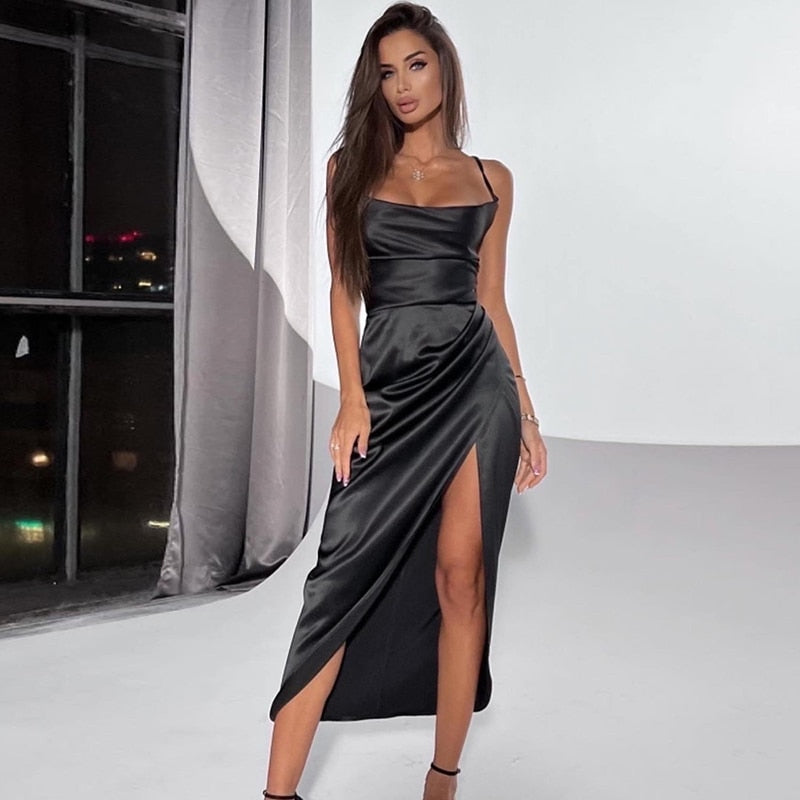 JuliaFashion - 2024Sleeveless Party Club Evening Backless Bodycon Dress