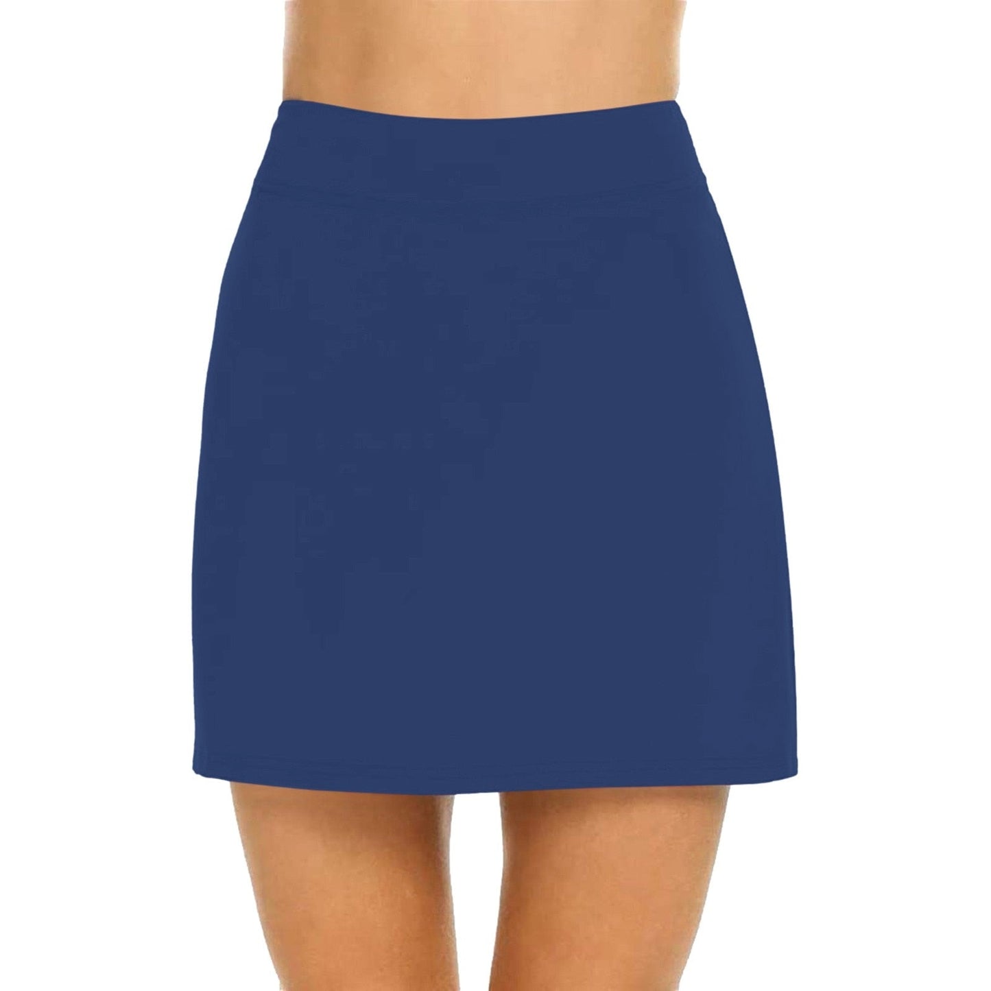 JuliaFashion-Breathable Solid Color Yoga Short Skirt