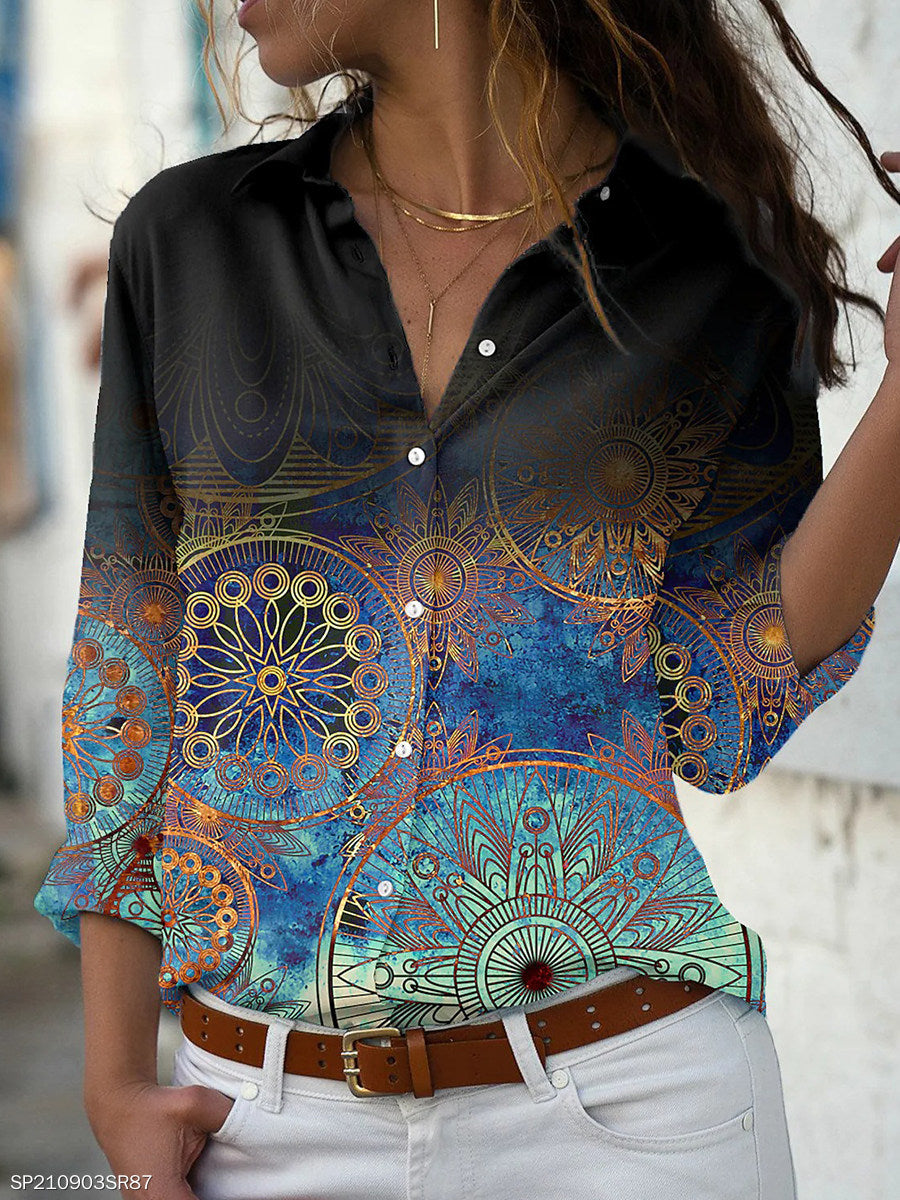 JuliaFashion - 2024 Women Loose Long-sleeved Casual All-match Blouse
