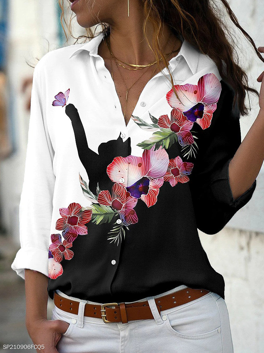 JuliaFashion - 2024 Women Loose Long-sleeved Casual All-match Blouse