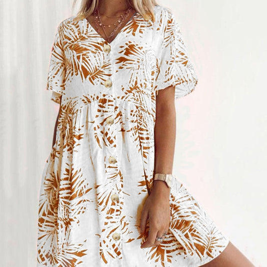 JuliaFashion - Vintage Mini T Shirt Dress