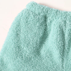 JuliaFashion - 2024 Solid Long Sleeve O-Neck Pullover Pajama Set