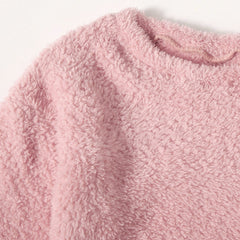 JuliaFashion - 2024 Solid Long Sleeve O-Neck Pullover Pajama Set