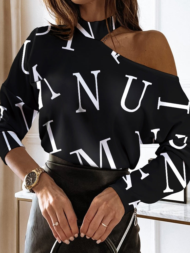 Women Elegant Fashion Long Sleeve Blouses Tops