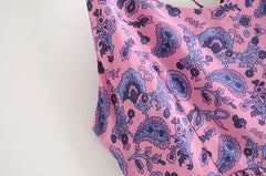 JuliaFashion - Purple Lace Up Backless Maxi Dress