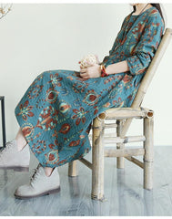 JuliaFashion - Retro Double Layer Midi Dress