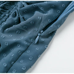 JuliaFashion - Vintage Polka Dot Bodycon Autumn Dress