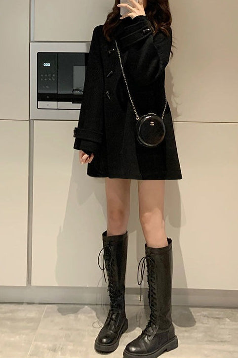 Toggle Coat Wool Blend Christmas Outerwear