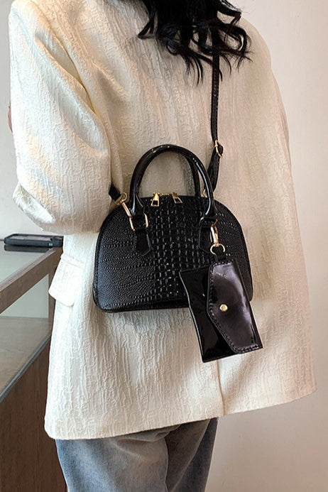 Minimalist PU Shell Small Crossbody Bag