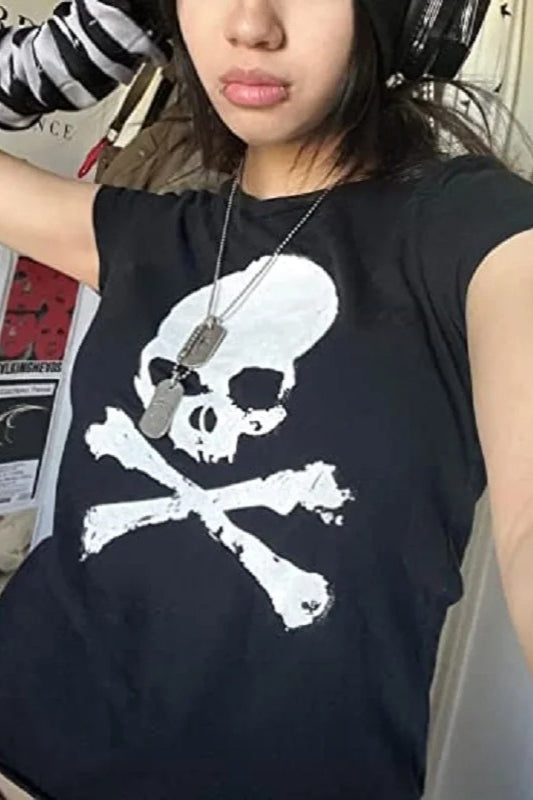 Vintage Grunge Skull T-Shirt