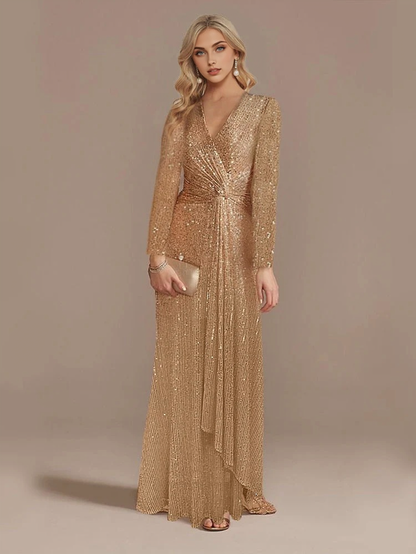 JuliaFashion - 2024 Wedding Sequins Guests Prom Cocktail Dresses