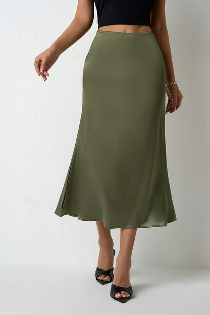 Mermaid Tail Satin Christmas Skirt