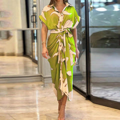 Summer Babe Midi Dress - Lime
