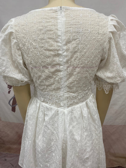 Short Sleeve Dress Slim Princess Dress